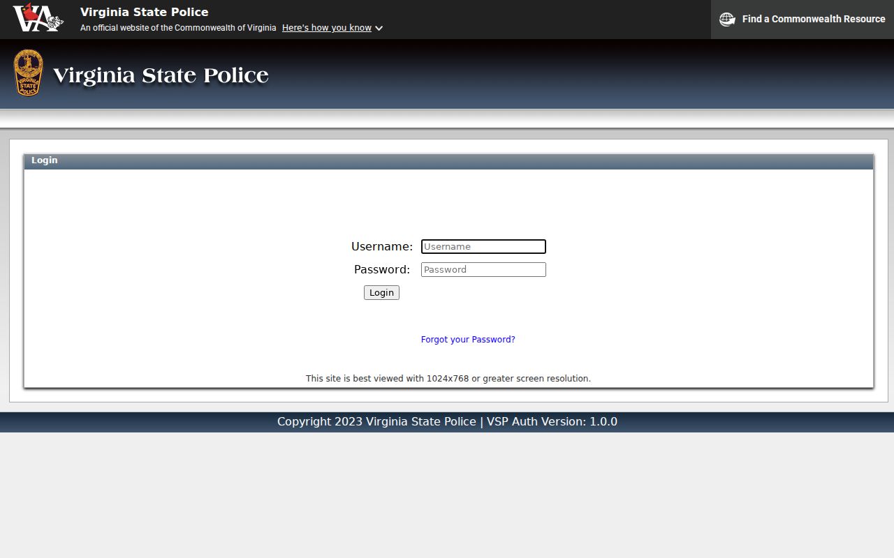 Bedford County criminal record check through the SP-167 request portal
